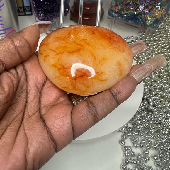 Carnelian Agate Heart Beauty 75MM - CNAGATEHRT-001 - Picture 7 of 8